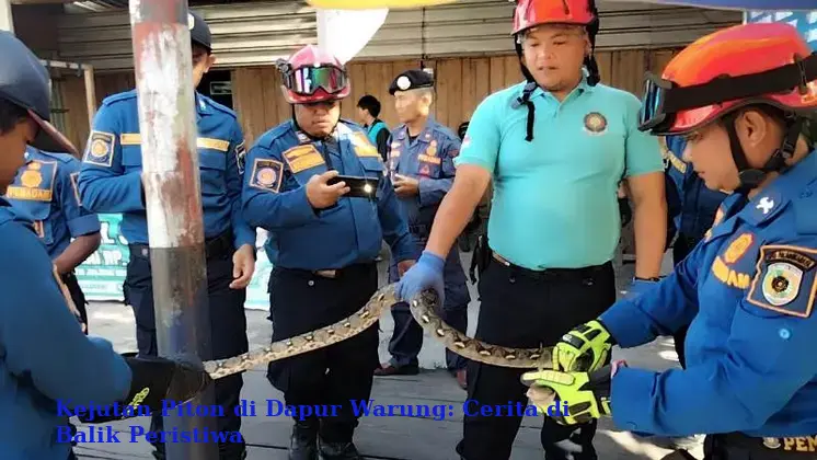 Kejutan Piton di Dapur Warung: Cerita di Balik Peristiwa