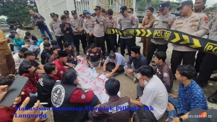 Mahasiswa Sumenep Menolak Pilkada Tak Langsung