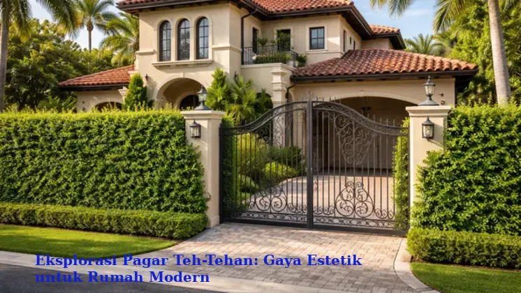 Eksplorasi Pagar Teh-Tehan: Gaya Estetik untuk Rumah Modern