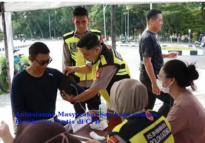 Antusiasme Masyarakat Sambut Layanan Kesehatan Gratis di CFD