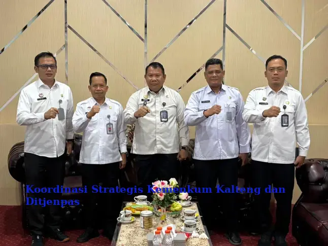 Koordinasi Strategis Kemenkum Kalteng dan Ditjenpas